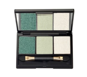 Фотография  CHARME Тени для век трёхцветные "Trio" тон 02 (Зелёное трио)  CH/E3-02B