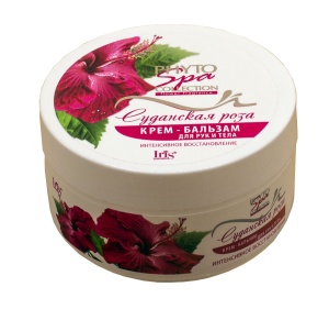 Iris Phyto Spa Collection Крем-бальзам для рук и тела СУДАНСКАЯ РОЗА 180мл/18шт,банка