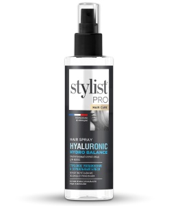 Фотография  GLOBAL BIO COSMETIC "STYLIST PRO hair care" Гиалуроновый СПРЕЙ-УХОД для волос УВЛАЖНЕНИЕ и ЗЕРКАЛЬНЫЙ БЛЕСК, 190 мл  арт.GB-8098