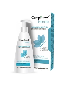 Фотография Compliment INTIMATE Гель Освежающий для интимной гигиены 250мл • арт.913812