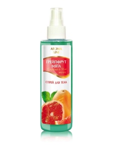 Iris Aroma Line СПРЕЙ д/тела ГРЕЙПФРУТ и МЯТА 200мл/12шт
