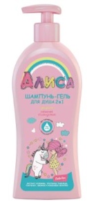 АЛИСА Шампунь-Гель для душа 350мл 2в1 