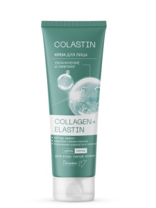 Белита-М COLASTIN Крем для ЛИЦА Увлажнение и лифтинг COLLAGEN+ELASTIN, 100г