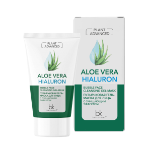 Фотография Белкосмекс Plant Advanced Aloe Vera •  Пузырьковая гель-маска для лица с очищающим эффектом • 110г