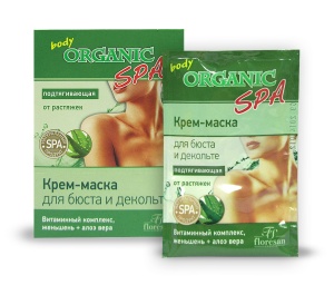 Фотография  Флоресан Organic SPA Крем-маска для бюста и декольте, 15 мл-10шт арт.Ф-309 ***