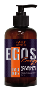 Фотография Vilsen Крем-бальзам для лица 2в1 • Energy • Egos For Men • 285мл • Арт.Egos-30