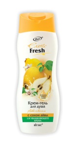 Фотография Витекс EXOTIC • FRESH Крем-гель для душа АЙВА и ВАНИЛЬ 500мл, код 01 66