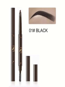 NV-807-1 Карандаш для бровей механический со щёточкой ЧЁРНЫЙ