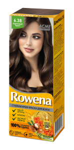 Фотография Acme-Color Крем-Краска для волос • Rowena •  Стойкая • Тон 6.38 • Коричневый