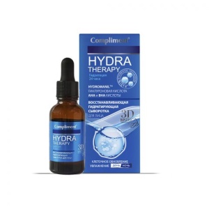 Фотография Compliment HYDRA THERAPY Сыворотка для лица восстанавливающая гидратирующая, 25мл • арт.875719