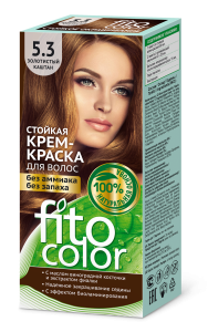 Фотография Фитокосметик Стойкая Крем-Краска для волос  • Fitocolor •  тон Золотистый каштан 115мл • арт.4838