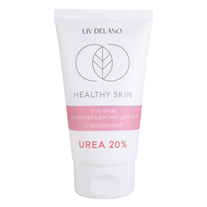Фотография Liv Delano Healthy Skin • SOS-Крем Ультраувлажнение для РУК с мочевиной • 20% • 150г