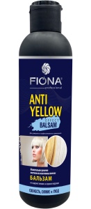 Фотография Fiona Anti-Yellow • Бальзам для волос • АНТИЖЕЛТИН • 200мл • арт.AY101