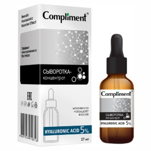 Фотография Compliment Сыворотка-концентрат Hyaluronic Acid 27мл • арт. 910316