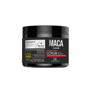 Фотография Белкосмекс Maca Hair • СКРАБ Соляной для кожи головы • 200г