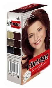 Fiona Vintage Color тон 42 Бургундский краска для волос