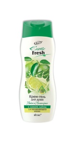 Фотография Витекс EXOTIC • FRESH Крем-гель для душа ЛАЙМ ЛЕМОНГРАСС 500мл, код 01 67
