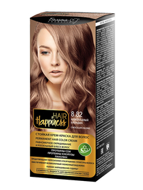 Фотография  Белита-М Hair Happiness Стойкая Крем-краска для волос Аммиачная тон 8.82 Шоколадный блондин 