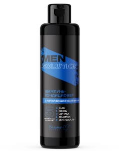 Фотография Белита-М Эконом • Шампунь-Кондиционер с укрепляющим кремом MEN Solution, 400г