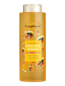 Фотография Compliment Ухаживающая ПЕНА для ванны Питание и увлажнение 500мл • арт.643775