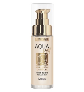 Фотография  LUXVISAGE AQUA veil HYALURON COMPLEX Крем-флюид тональный тон 120 Light, 30 мл 