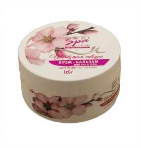 Фотография Iris Phyto Spa Collection • Крем-бальзам для рук и тела ЦВЕТУЩАЯ САКУРА • 180мл, банка