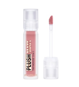 LuxVisage PLUSH MATT ТИНТ-МУСС для губ, щёк и век 301 тон Rosy Rose, 3,6г Арт.К479