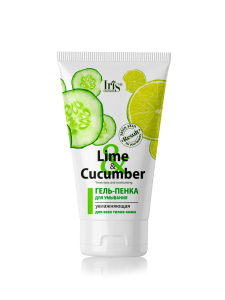 Iris Lime & Cucumber ГЕЛЬ-ПЕНКА д/умывания увлажняющая для всех типов кожи, туба 150мл