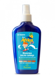 Флоресан Africa kids МОЛОЧКО после солнца, 200мл/15шт, арт.Ф-408