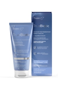Фотография Белита-М TrueBiotic • Ночная несмываемая КРЕМ-МАСКА с пробиотиком "ВОССТАНОВЛЕНИЕ ЛИПИДНОГО БАЛАНСА", 60г