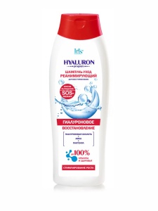 Фотография Iris Шампунь-уход реанимирующий • Для всех  типов волос • Hyaluron Program • 400мл