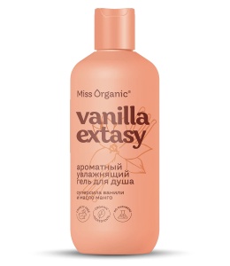 Фотография Global Bio Cosmetic Ароматный увлажняющий гель для душа • Vanilla Ecstasy • Miss Organic • 290мл • Арт.GB-8388
