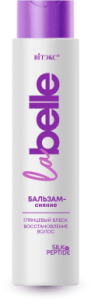 Фотография  ВИТЭКС LA BELLE Бальзам-Сияние Глянцевый блеск, Восстановление волос Шёлк+Пептиды, 400 мл