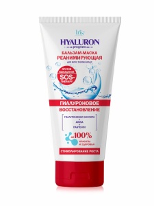 Фотография Iris Бальзам-маска для волос • Реанимирующая • Для всех  типов волос • Hyaluron Program • 180мл