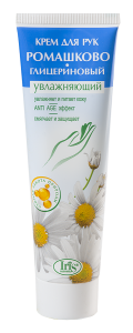 Фотография Iris Крем для рук • Ромашково-глицериновый увлажняющий • 100мл