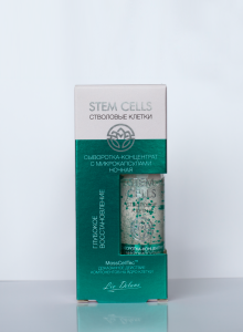 Фотография Liv Delano STEM CELLS • Сыворотка-концентрат НОЧНАЯ ГЛУБОКОЕ ВОССТАНОВЛЕЛЕНИЕ с микрокапсулами • 28г