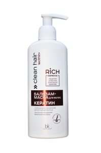 Фотография Белкосмекс Бальзам для волос • Кератин • Clean Hair Lecithin • 230г