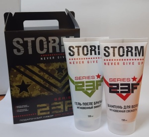 FAMILY COSMETICS Подарочный набор 23F SERIES (Шампунь 150мл+Гель после бритья 150мл) FPN-10500