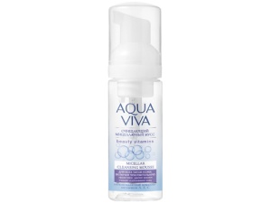 ROMAX Мицеллярный Мусс Очищающий для всех типов кожи Aqua Viva, 150мл