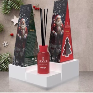Фотография Glance Professional Ароматический Диффузор • Mango • Манго • В подарочной упаковке Merry Christmas & Happy New Year • 110мл