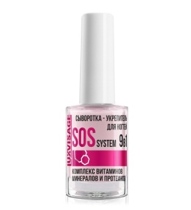 Л-В Сыворотка-укрепитель для ногтей SOS system 9 в1, 9г/6шт Арт.К508