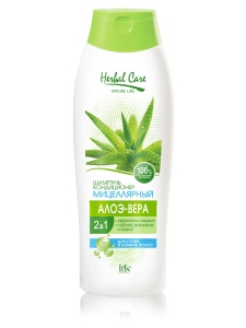 Фотография Iris Herbal Care • Шампунь-кондиционер • Мицеллярный "Алоэ-вера" • 400мл