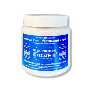 Фотография Эксклюзив-косметик MILK PROTEIN & KERATIN • Бальзам • Для волос • УКРЕПЛЕНИЕ И РОСТ • 500гр