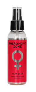 PHEROMONE ZONE  И WONDERFUL Спрей-мист парфюмированный Sexy Lady PHEROMONE ZONE, 100мл/36шт