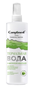 Compliment Термальная вода д/лица с центеллой азиатской, 200мл/12шт, арт.910279