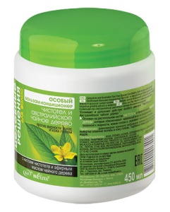 Фотография Белита Целебные решения • Особый Бальзам ЧИСТОТЕЛ И АВСТРАЛИЙСКОЕ ЧАЙНОЕ ДЕРЕВО против жирных волос и кожи 450мл