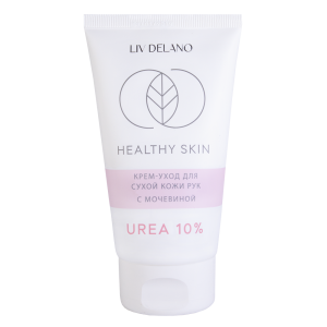 Фотография  LIV DELANO Healthy Skin Крем-Уход для сухой кожи РУК с мочевиной 10%, 150г