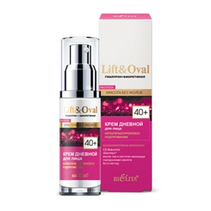 Фотография Белита Крем Дневной для Лица • Lift&Oval 40+  • Мультигиалуроновое Подтягивание • Гиалурон + Биоретинол • 50мл