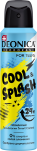 Фотография Deonica Дезодорант-Антиперспирант • For Teens • Детский • Спрей • Cool & Splash • 150мл