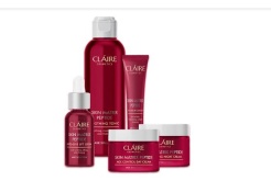Фотография линейки SKIN MATRIX PEPTIDE косметики CLAIRE 